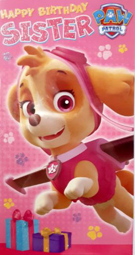 Picture of SISTER BIRTHDAY CARD PAW PATROL